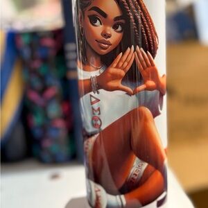 20oz tumbler with lid and straw